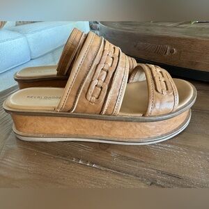 Anthropologie Kelsi Dagger Brooklyn Drift Slide Sandals Sz 9